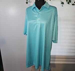 Greg Norman Collection Blue Polo Shirt